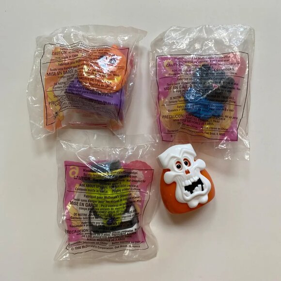 Halloween Mcdonalds Fast Food Premium Toys 1998 Spooky LOT - Picture 3 of 5